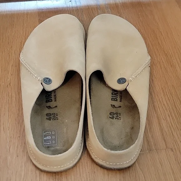 Birkenstock Zermatt Clay Leather Shoes Slip On Size 40 9.5 - Picture 1 of 7